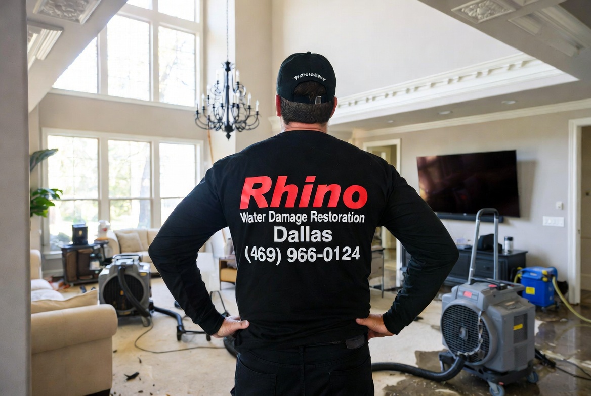 Rhino Water Damage Restoration Technician Dallas TX